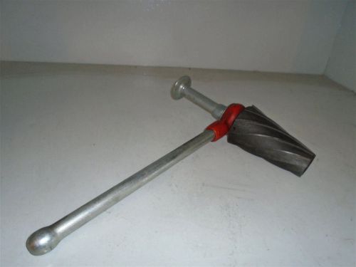 RIDGID 254 2-1/2 INCH TO 4 INCH SPIRAL PIPE REAMER USED