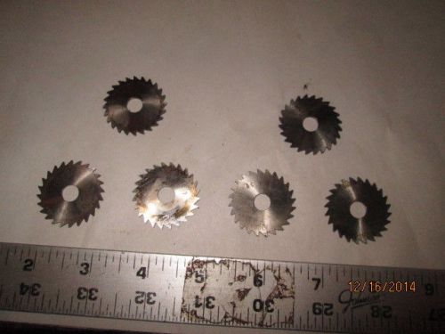 MACHINIST TOOLS LATHE MILL Lot of Machinist Jewelers Hobby Slitting Saw Blade s