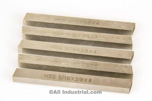 5 PCS 5/16&#034; X 3/8&#034; X 4&#034; HSS TOOL BIT RECTANGULAR LATHE FLY CUTTER MILL BLANK