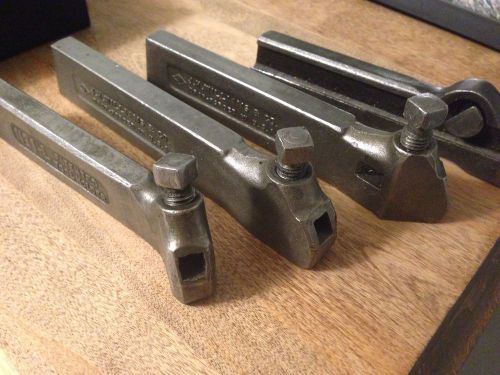 Lathe tool holders hss 5/16 complete kit. vintage , heavy duty armstrong usa for sale