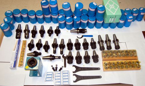 101 techniks cat 40 tooling kit for haas,fadal cnc mill-er collet,chuck,stud for sale