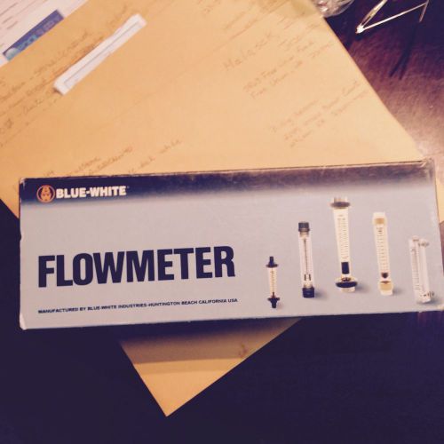Blue white flow meter for sale