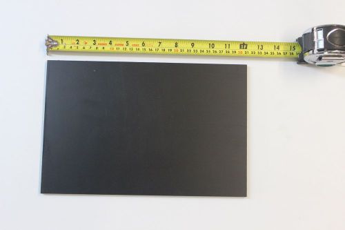 Black abs machinable plastic sheet 5/16&#034; thick x 10&#034; x 12&#034; matt finish for sale