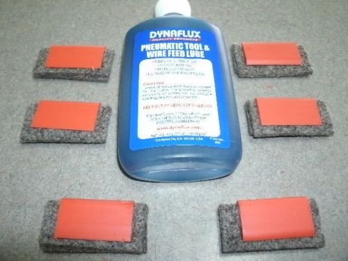 6 wire feed lube pad cleaning mig welding and a bottle of lube / cleaner for sale