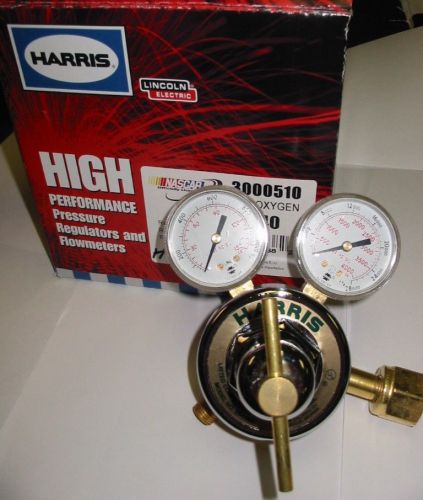 Harris single stg oxygen regulator 3000510 25-100c-540 for sale