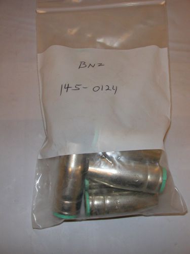 10 Abicor Binzel Small Conical Nozzles 145.0124 Mig Guns 29/64  NOS