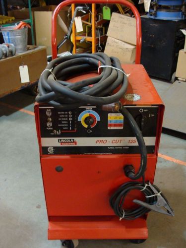Lincoln electric pro-cut 125 plasma cutting power source for sale