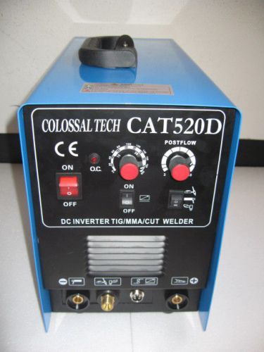 Cat-520d, 50amp plasma cutter &amp; 200a tig/ arc welder mma foot pedal included new for sale
