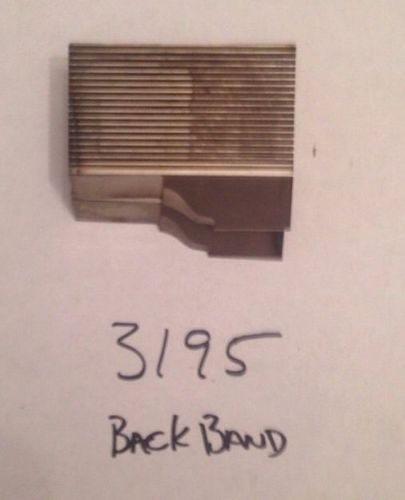 Lot 3195 Back Band  Weinig / WKW Corrugated Knives Shaper Moulder