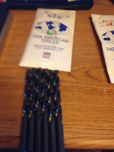 23/64&#034; H. S. S. Drill Bits Packs Of 6 Each