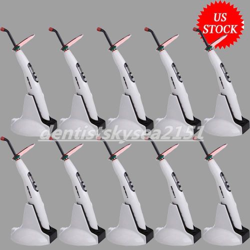 10 sets dental led curing light light curing lamp unit cordless wireless seasky for sale