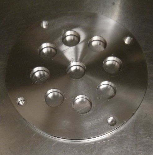Pressure Fermenter Reactor Stainless Steel 9 hole Headplate cover 220mm diameter