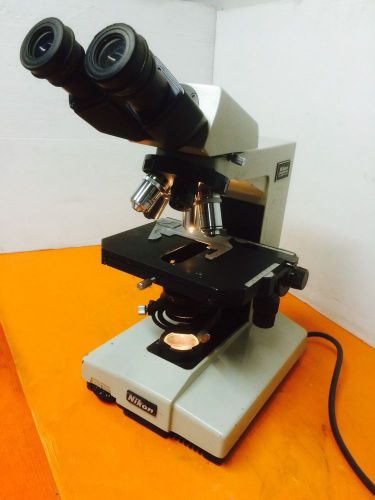 Nikon labophot microscope with cfw10x eyepiece &amp; 100x 40x 20x 10x &amp; 4x objective for sale