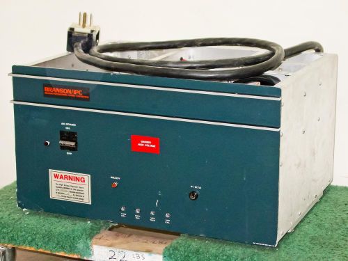 Branson/ipc pm-112rf generator 13.560mhz *as-is* missing tetrode tube 04015-aa for sale