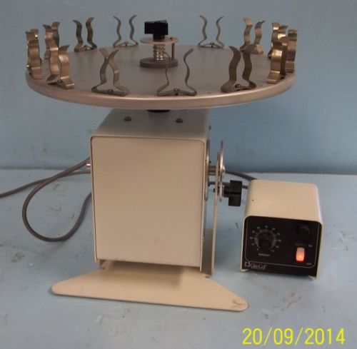 . GLAS-COL VARIABLE SPEED TEST TUBE ROTATOR CAT. NO. 099A, RD4512, S/N: 373900,
