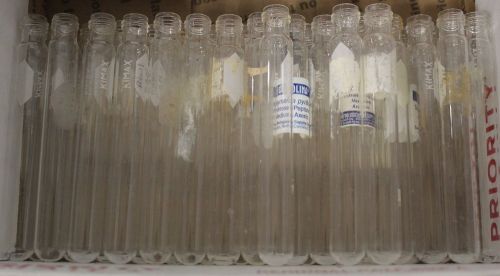 Lot of (62) Pyrex Kimax Culture Test Tubes + Free Expedited Shipping!!!