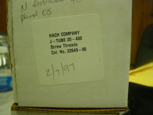 HACH J tube  part number 22649-00