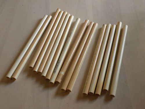 PVC Rods for Electrostatic Experiments; 16 total; each 1 foot long