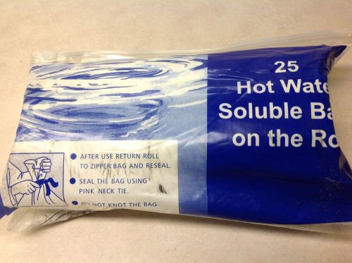 Bag of 25 Hot Water Soluble Laundry Bags 36x39 Standard Duty   (6)