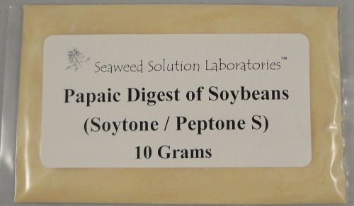 Soytone: Papaic Digest of Soybean (Peptone S) 10 grams  - FREE SHIPPING
