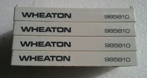 4 pcs of wheaton vial racks 985810 for sale