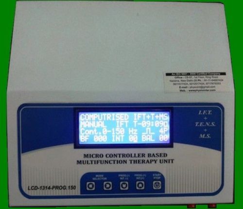 Computerised  Electrotherapy  Interferential  therapy  80 Program LCD Display
