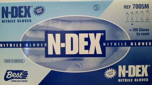 Medium n dex 4 mil nitrile gloves for sale