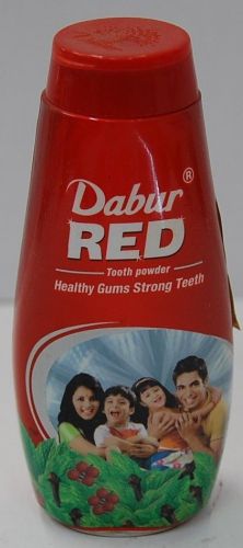 Dabur Red Tooth Powder Ayurvedic 60 gm for Gum Problem with Clove and Mint