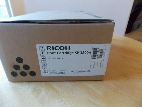 Genuine Ricoh / Lanier / Savin Print Cartridge SP3200A Black  # 407172 Sealed