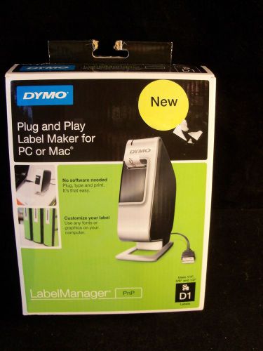 DYMO D1 Plug and Play Label Maker and Manager for PC or Mac NEW