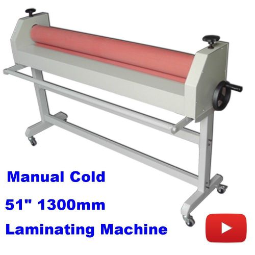 US Seller!! Large Soft Rubber Roll 51In 1300MM Cold Laminating Machine Laminator