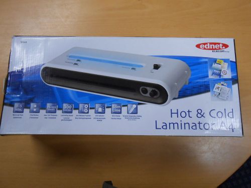 Ednet laminator a4 hot &amp; cold (91543) laminiergerat for sale