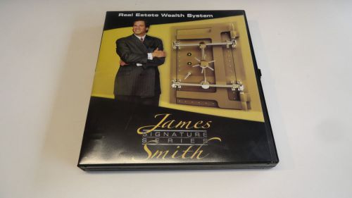 REAL ESTATE WEALTH SYSTEM James Smith COMPLETE 8 books 8 CDs signature series