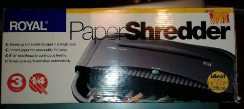 ROYAL JS1100 PAPER SHREDDER JAWS - Cuts 1/4&#034; Strips