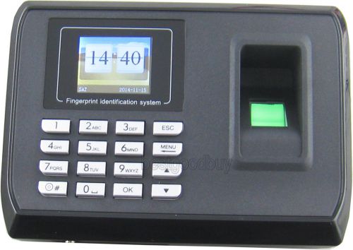 Fingerprint Attendance Access Control time clock Recording System device/USB
