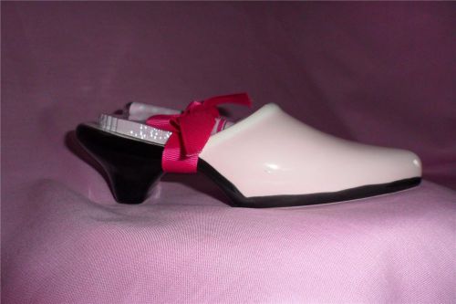 Breast Cancer Notepad Pen Desk Organizer Soul Mates Ceramic Shoe Paper Supply