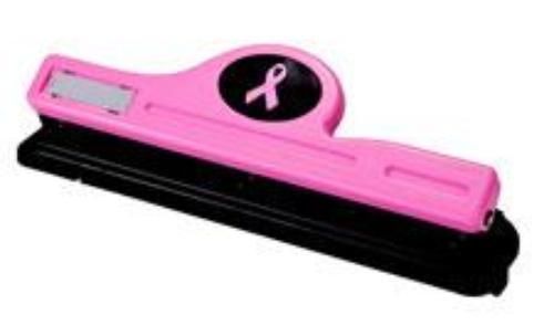 OfficeMate Breast Cancer Awareness 3-Hole Punch
