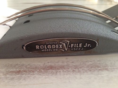 Vintage Zephyr American ROLODEX V-File Jr. Model V524J