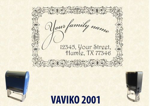 SELF INK PERSONALISED  RUBBER STAMP  RETURN BUSINESS ADDRESS SA006  60*40