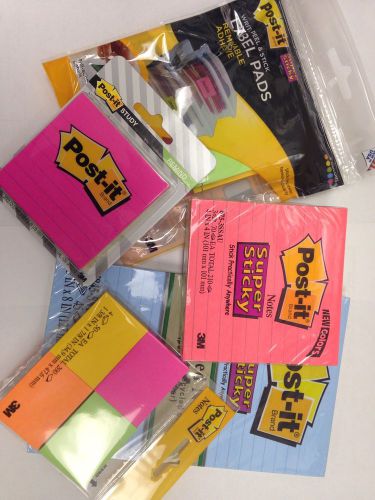 Post It Note &#034;Lot&#034; New Great Variety of Post It Note Items