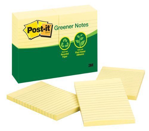 Post-it Adhesive Note - Self-adhesive, Repositionable - 4&#034; X 6&#034; - (660rpyw)
