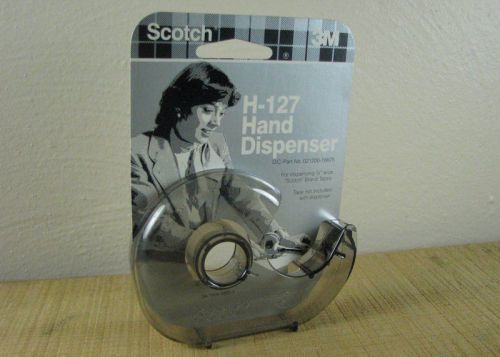 New 3/4 Scotch Hand Tape Dispenser 3M Desktop Refillable 021200-118675 Old Stock