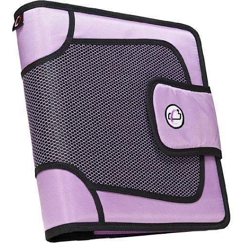 Case-it Velcro Closure 2-Inch Ring Binder with Tab File, Lavender, S-816-LAV New