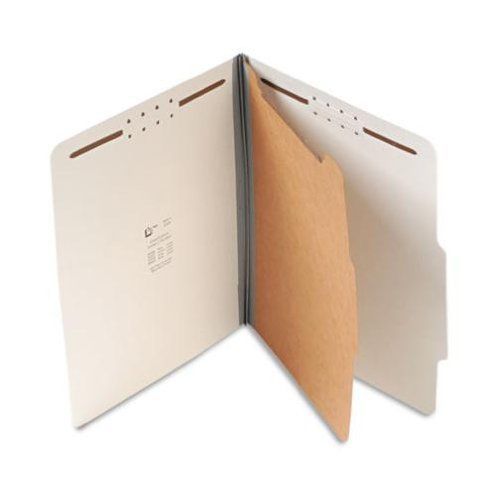 20- 1-1/2&#034; expansion classification folder, ltr, 4-section, gy. for sale