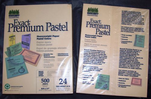 Wausau Papers Heavyweight Exact Premium Ivory Pastel Paper 24lb(8.5 X 11)500qty