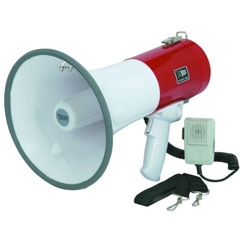 50 watt loud megaphone w/ siren bullhorn speaker outdoor portable amplifier for sale