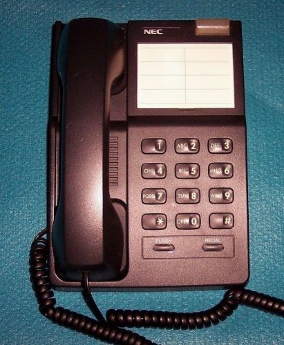 NEC # 770086 DTP-1-2 (BK) SINGLE LINE ANALOG BUSINESS PHONE - USED