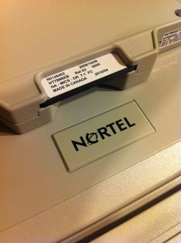 Nortel Norstar MICS Modular ICS 7.1 Software Card &amp; NVRam Sleeve NTPW0138