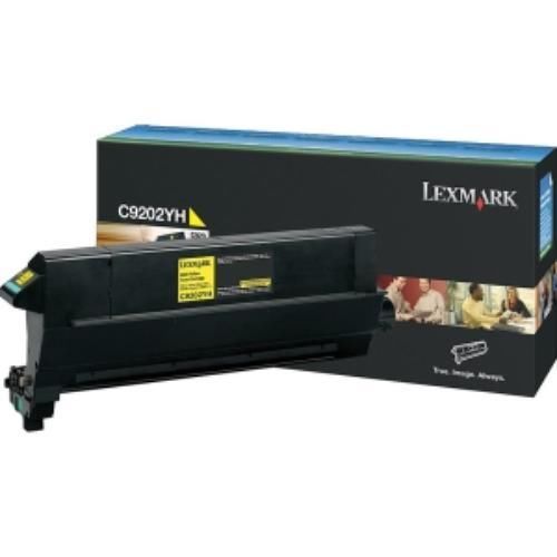 Lexmark yellow toner cartridge c9202yh for sale