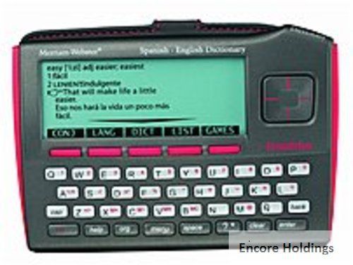 Franklin dbe-1510 merriam-webster&#039;s electronic dictionary - spanish-english for sale